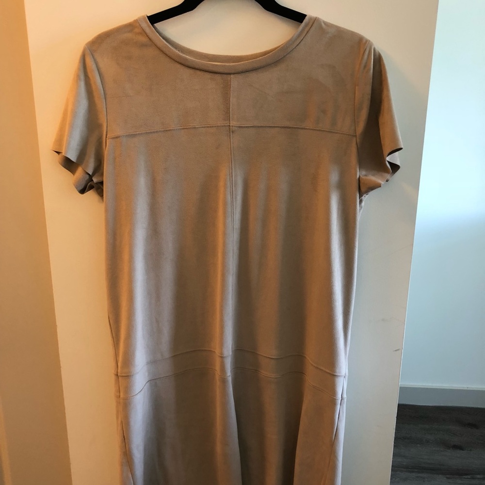 Suede dress